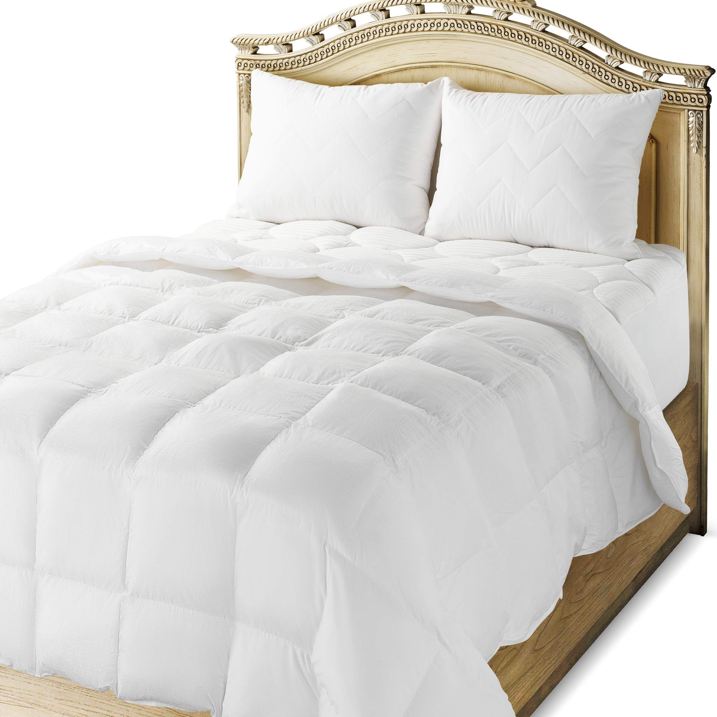 Down Alternative Bed Comforter 100% Cotton Cover 300 Thread Count