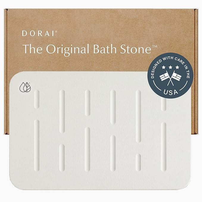 Home Bath Stone Mat 23.6"x15.4" – Quick-Dry