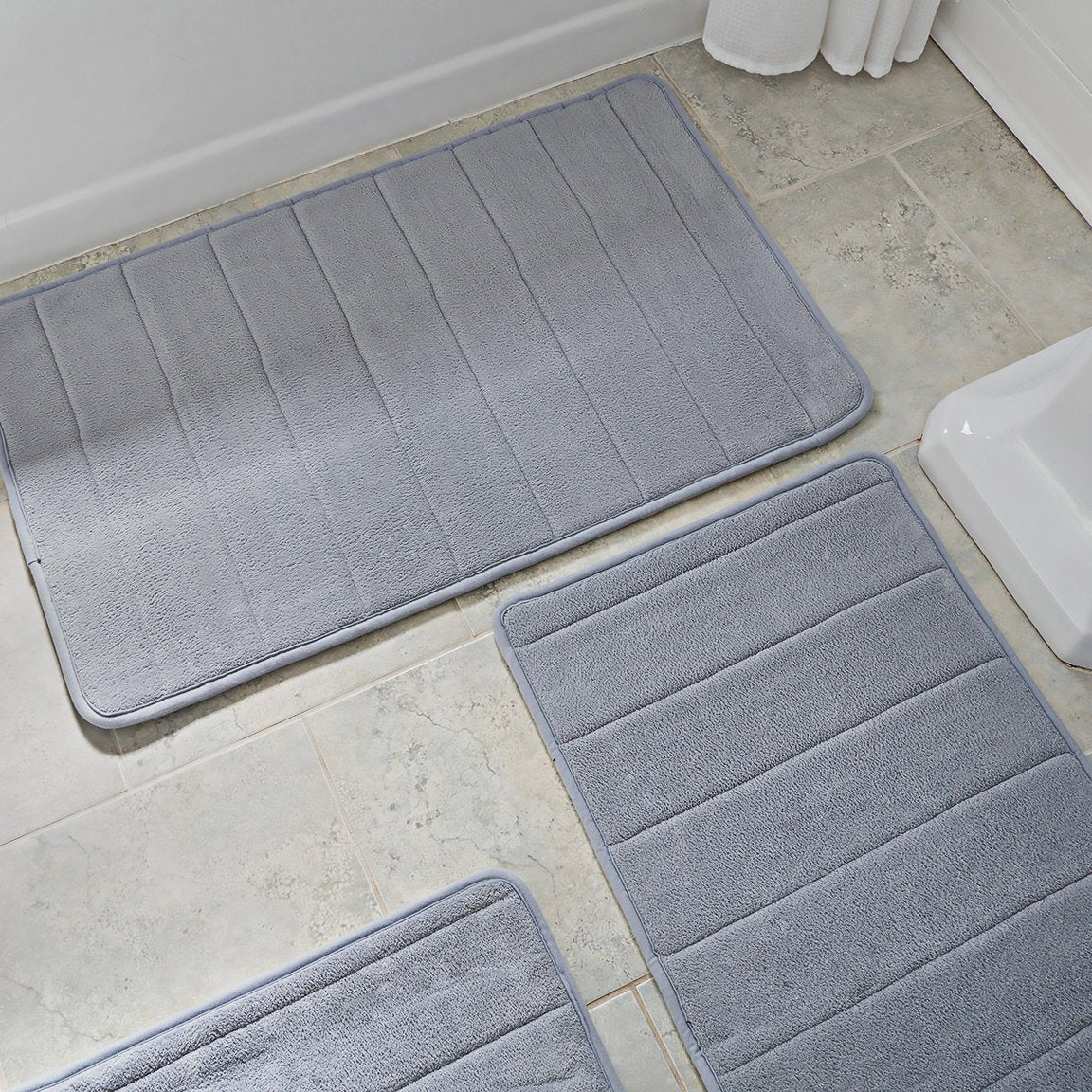 Bath Mats 5-Piece Set Thick Memory Foam - Close Out│ Bathroom Rugs Set