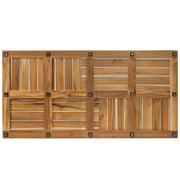 Teak Wood Bath Mat, Extra Large Shower Mat for Bathroom