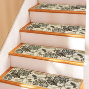 Non-Slip Stair Treads Carpet with Skid Resistant Backing, Blended Jacquard Craft Step