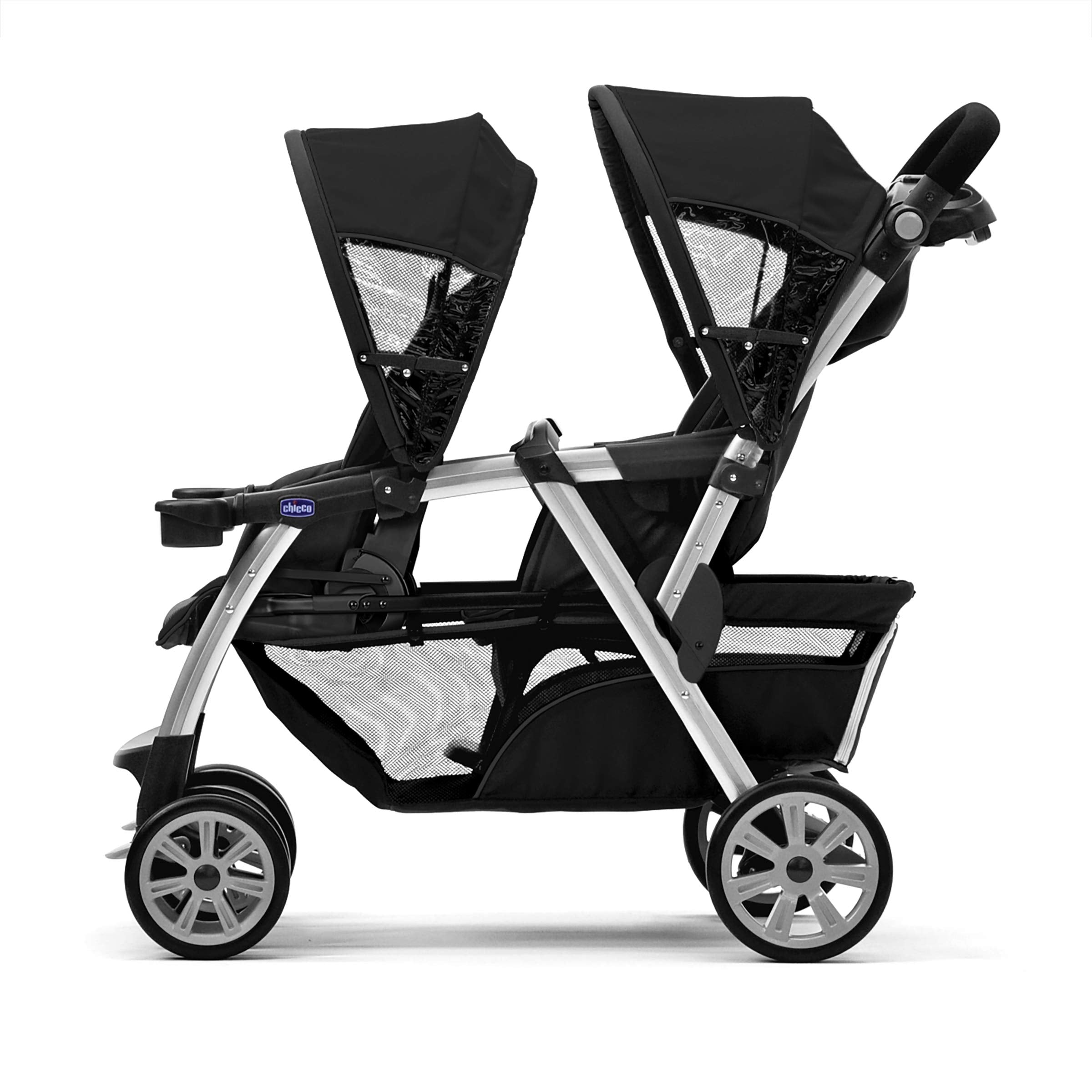 Together Double Stroller - Minerale | Black/Silver
