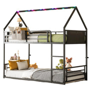 Bunk Bed, House Bed Frame Twin Over Twin