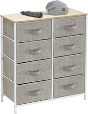 Dresser with 8 Drawers - Furniture Storage Chest Tower Unit for Bedroom