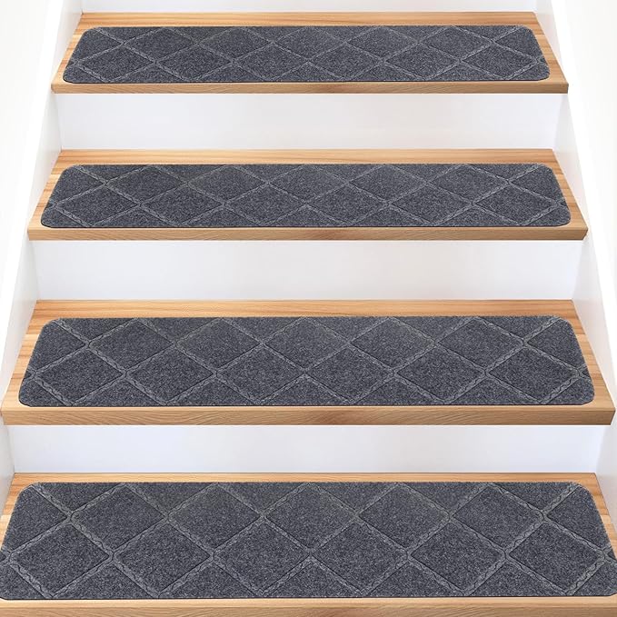 15 Pack 8 "X 30" Non Slip Stair Treads for Wooden Steps