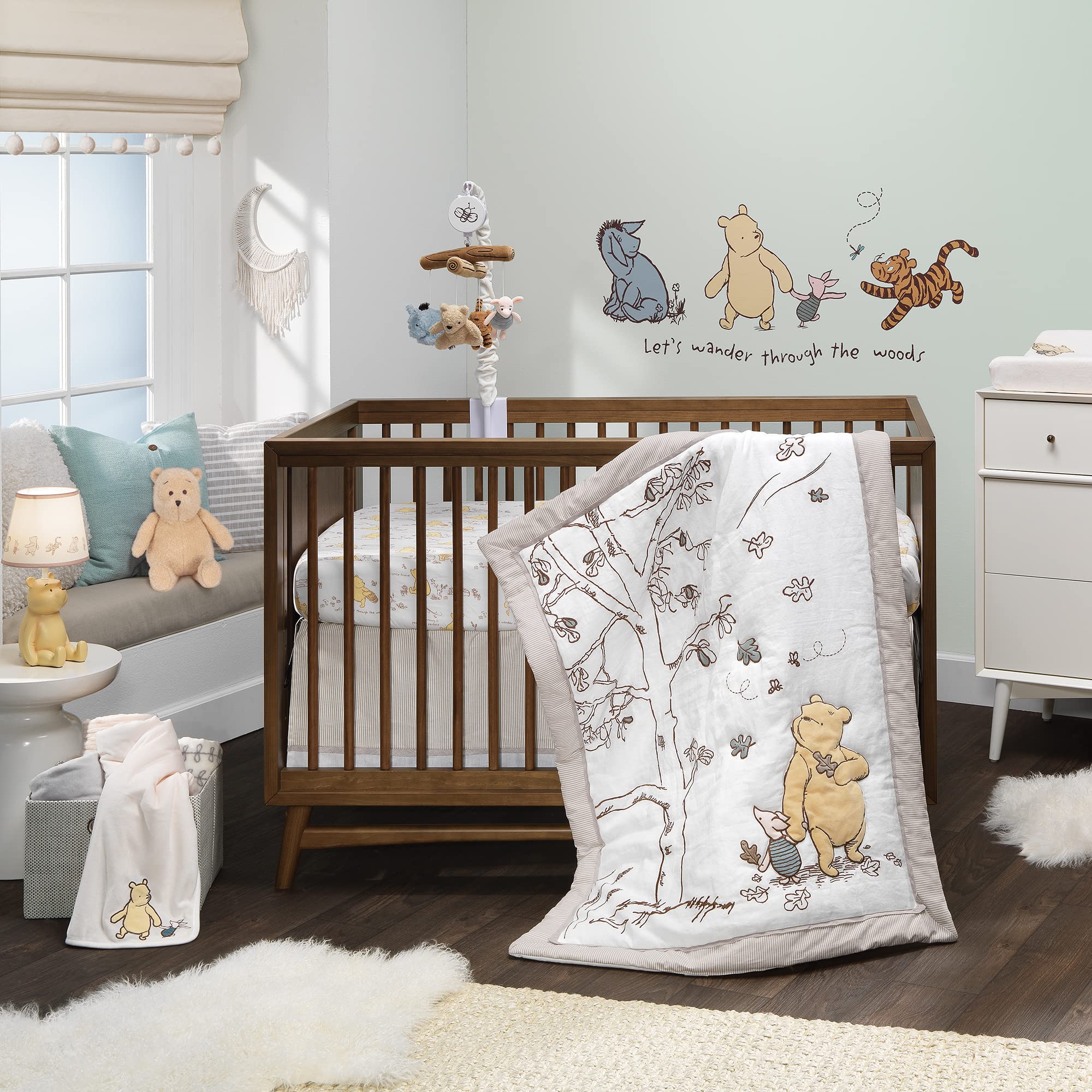 Disney Baby Storytime Pooh Musical Baby Crib Mobile Soother Toy