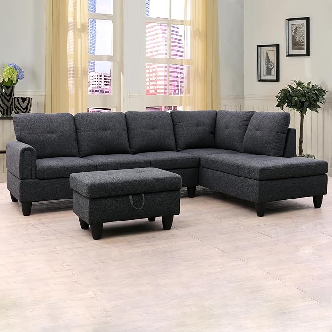 Couches for Living Room L Shaped Couch Upholstered Futon Sofa,living room