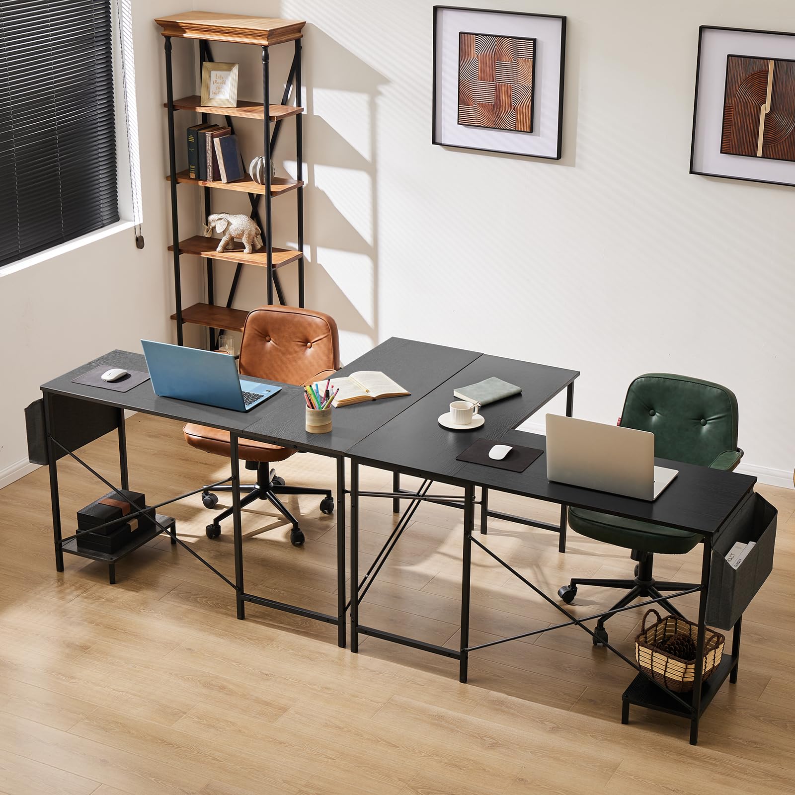L Shaped Desk - Computer Desk Corner Desks Gaming Desk PC Table