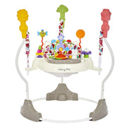 Zany 2-in-1 Baby Activity Center and Bouncer in Elephant Print, Sturdy and Strong Frame