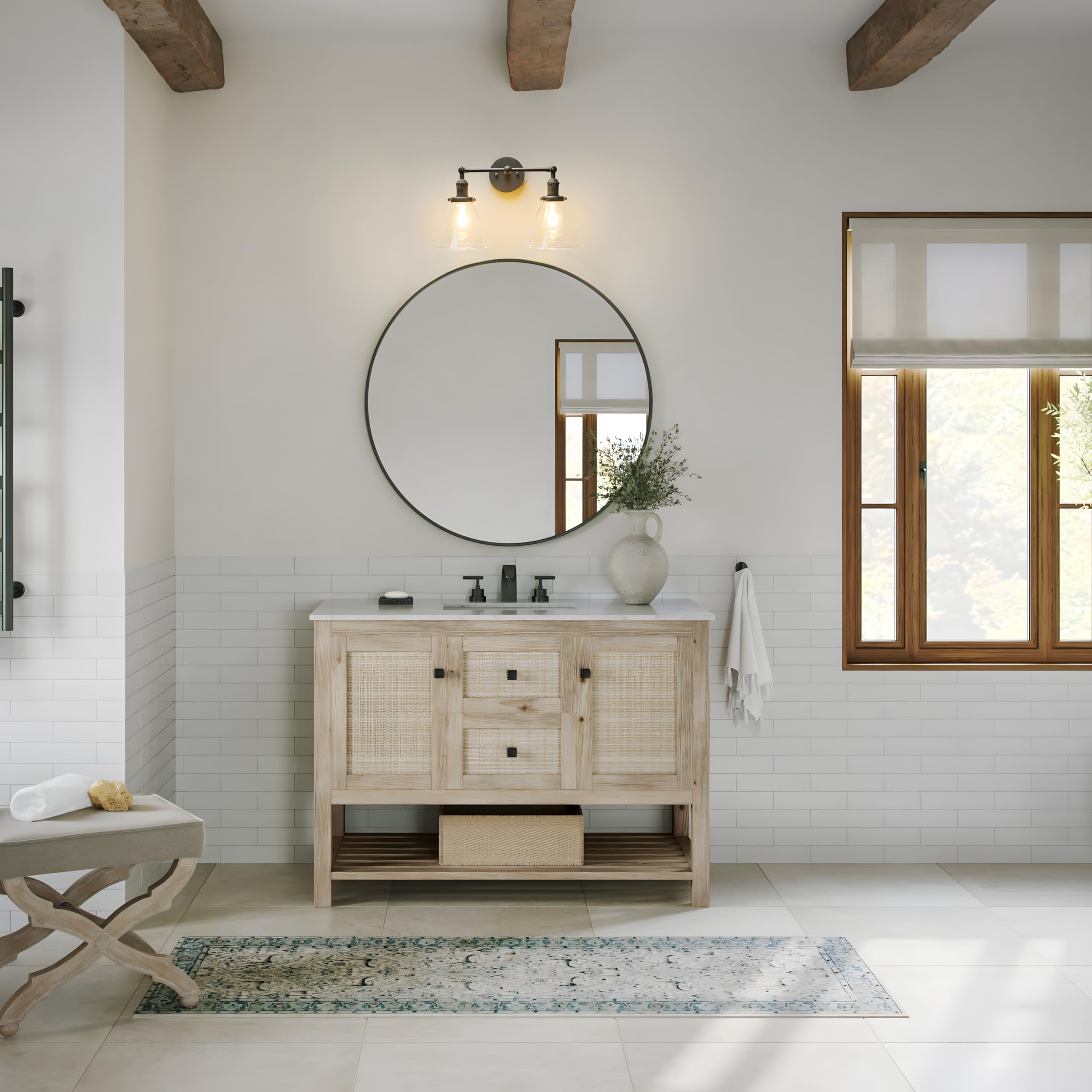 Double Sconce Vintage Industrial 2-Lights Sconce Antique Wall Sconces