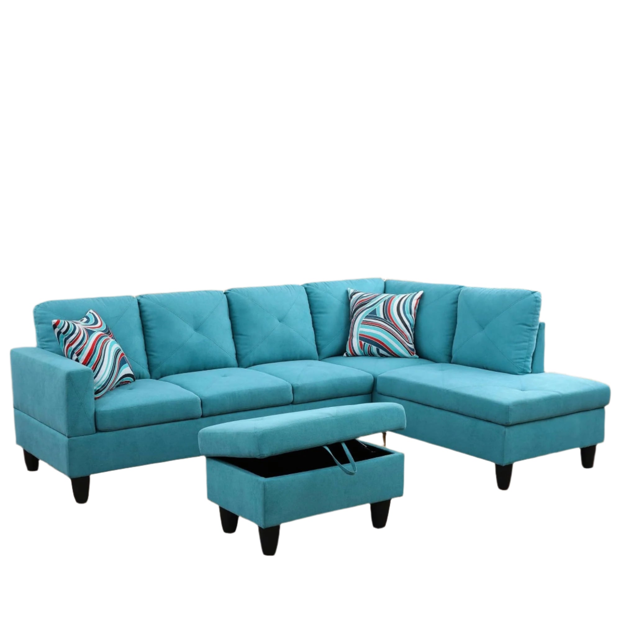 L Shaped Sectional Couches, Modern Convertible Lounge Sofa