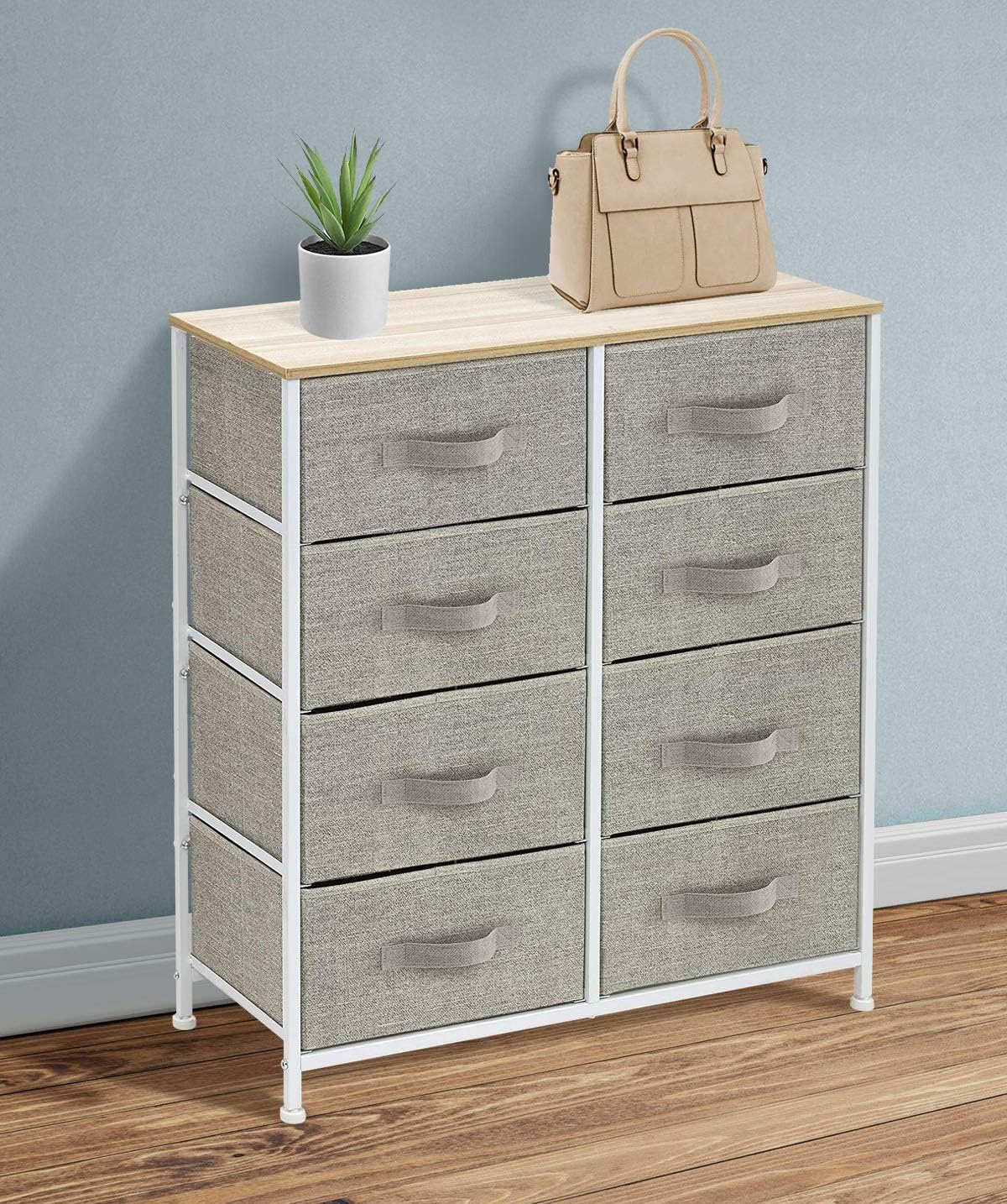 Dresser with 8 Drawers - Furniture Storage Chest Tower Unit for Bedroom