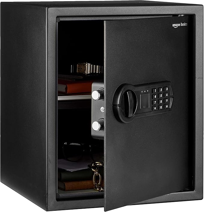 Steel Home Security Electronic Safe with Programmable Keypad Lock for Documents