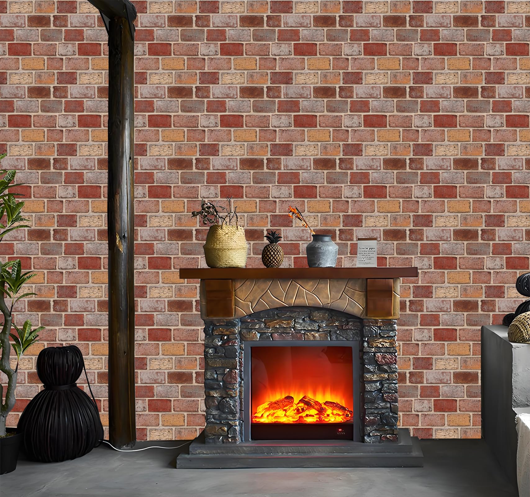 3D Wall Panels Peel and Stick, 3D Wall Panels Self Adhesive Waterproof 10PCS