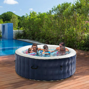 Inflatable Hot Tub Portable Spa with 120 Air Jets & Manual Control Panel