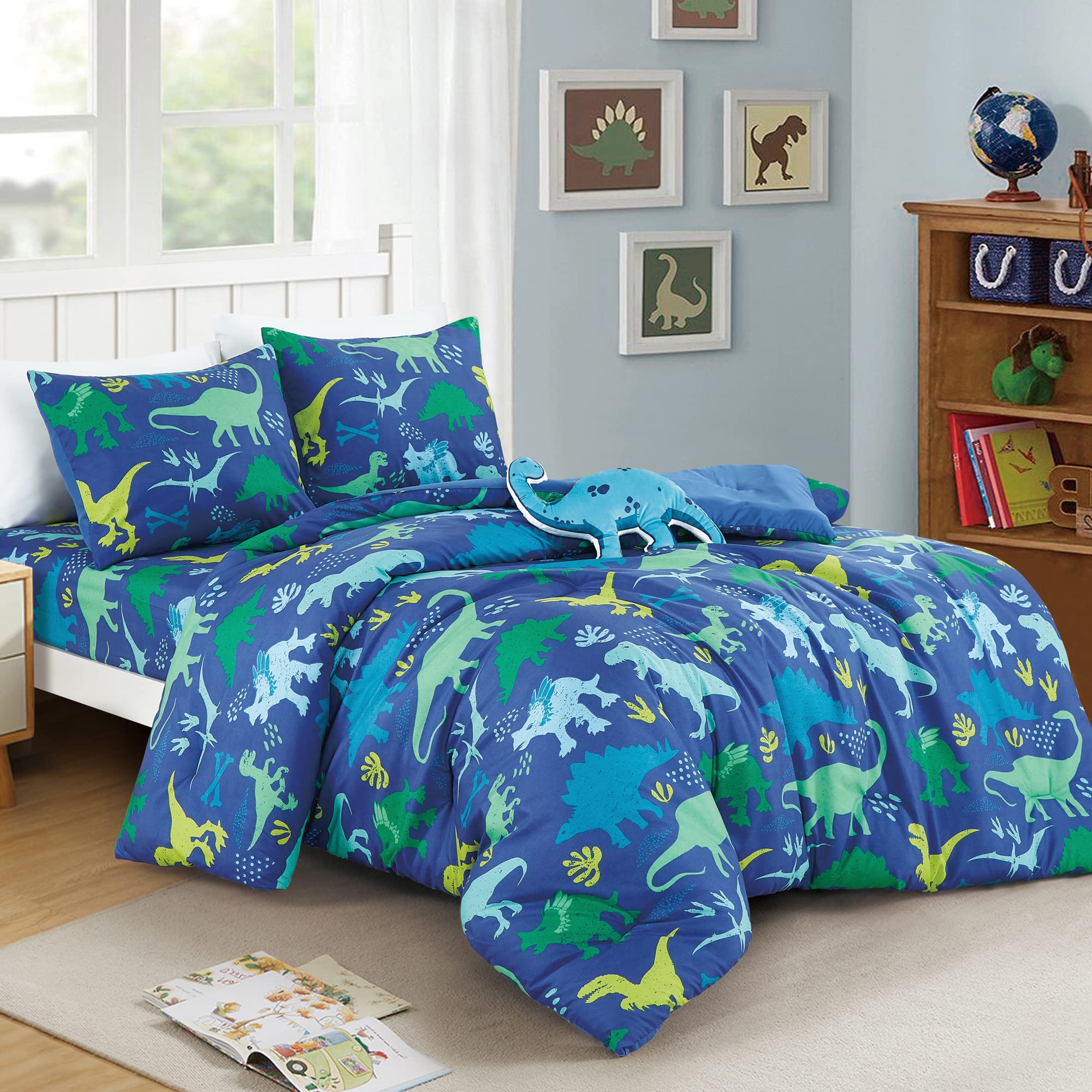 Comforter Set for Boys Girls teen, Twin size bedding for kids bedroom include