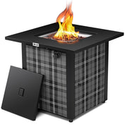 Fire Pit Table, ETL-Certified Fire Table with Lava Rocks for Patio Deck Garden