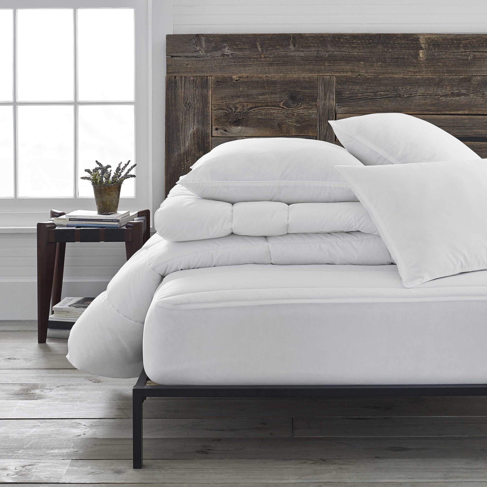 Simple Twin White Basic Bedding Comforter