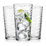Drinking Glasses Set of 10 Highball Glass Cups, Premium Glass