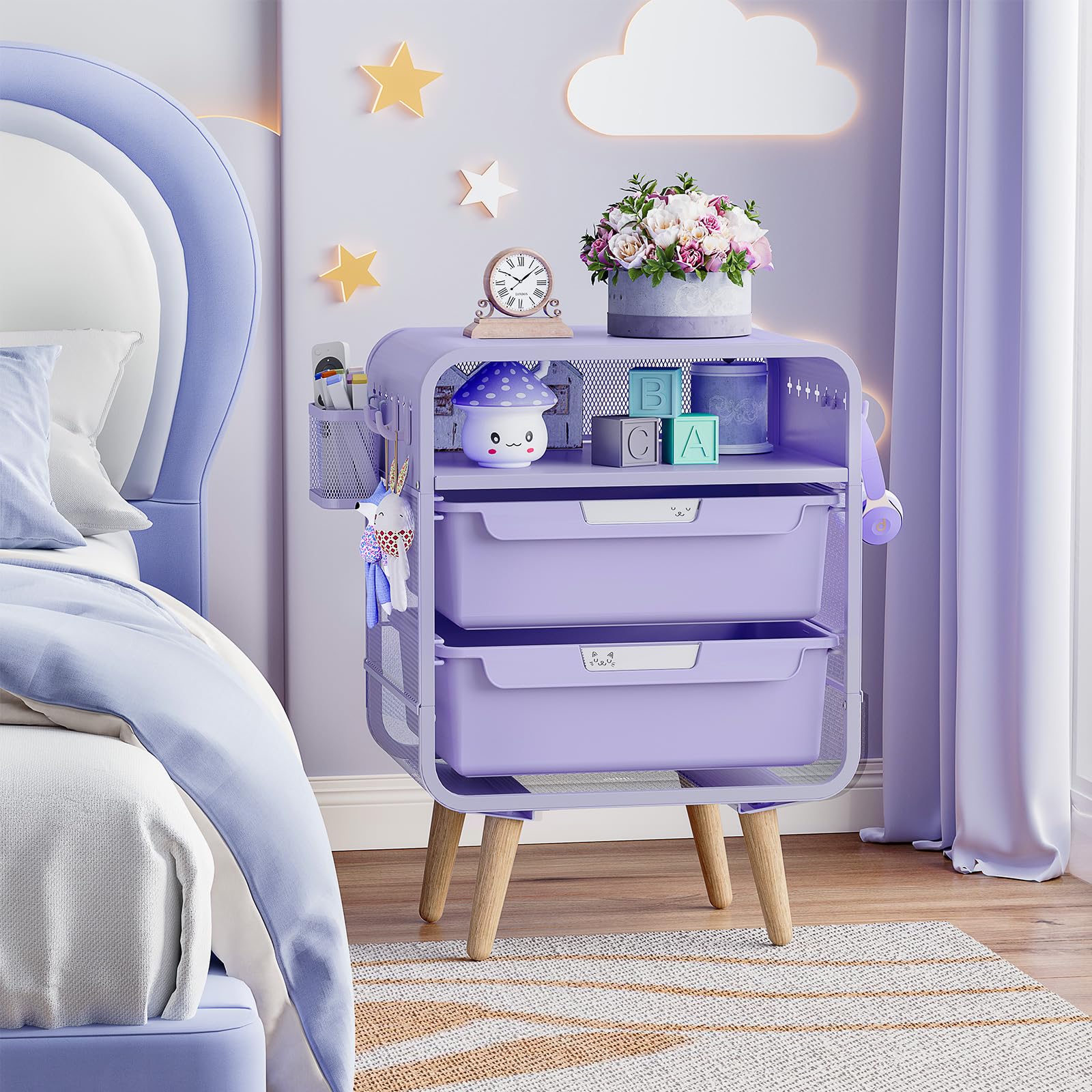 Kids Nightstand,Kids Bedside Table,Night Side Table,Kids Night Stand