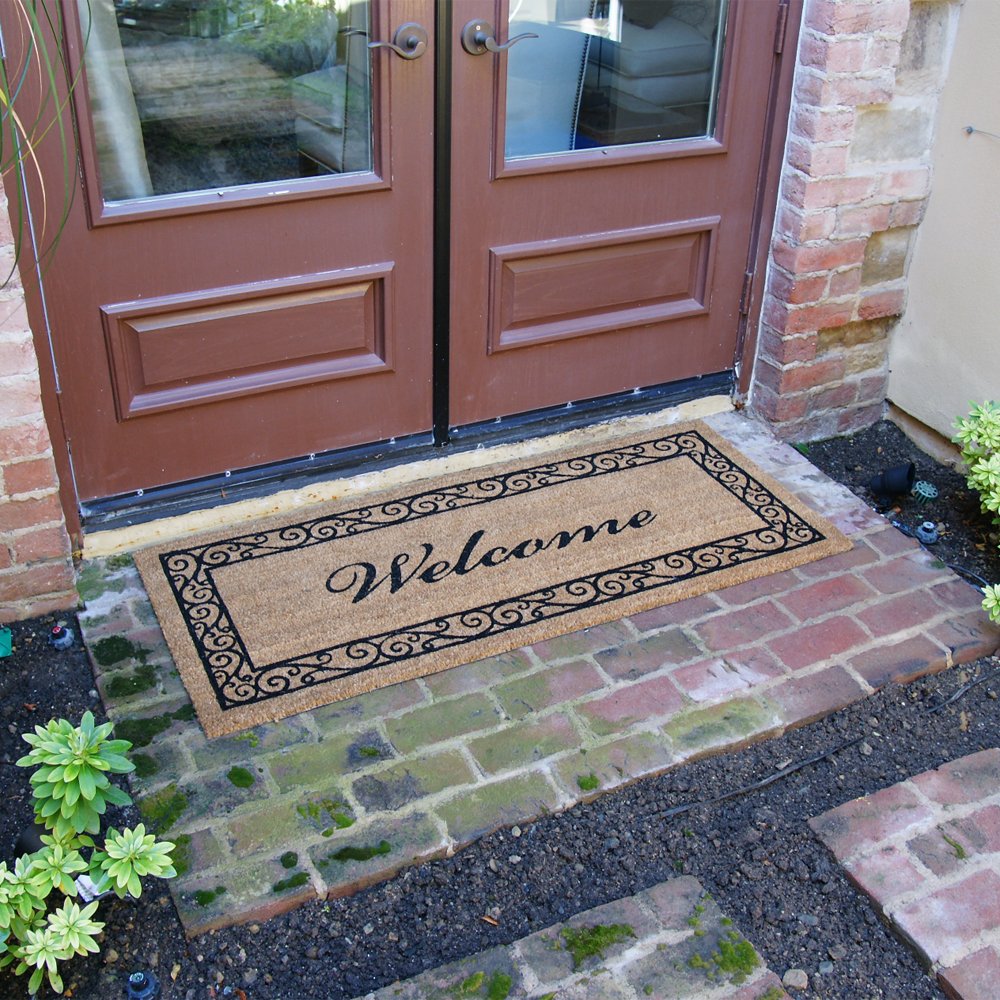 Coir Double Wide Door Mats (Set of 2), 24 x 57 (10-108-016)