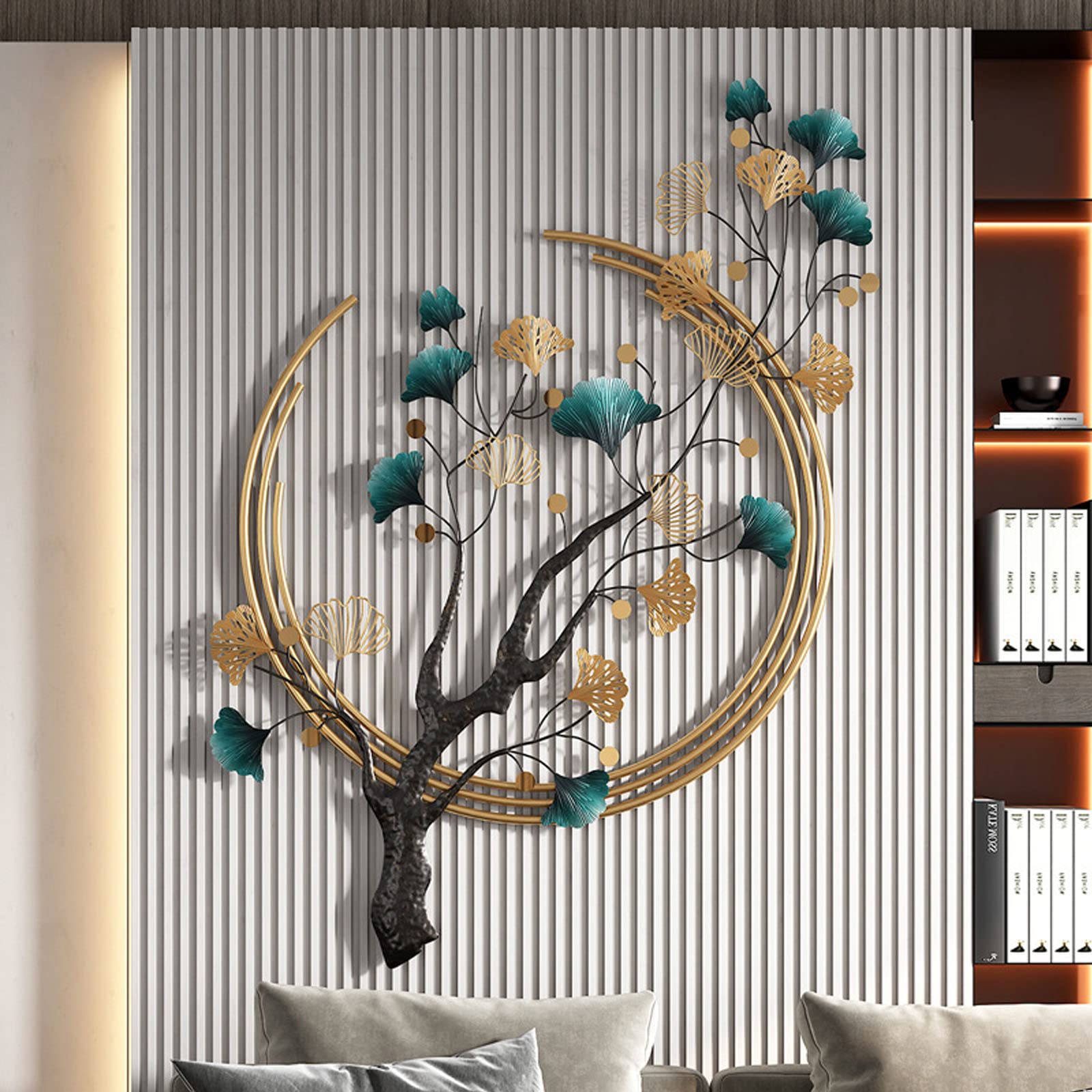 Large Metal Wall Decor 3D Wall Art Decor Modern Metal Wall Sculptures
