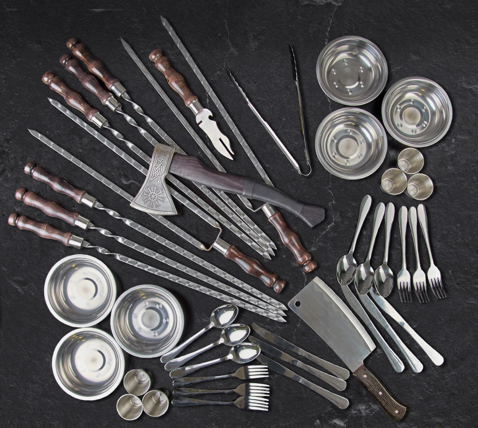 Grill Accessories for Outdoor Grill - Grill Utensils Set - Premium Barbecue Tool Sets