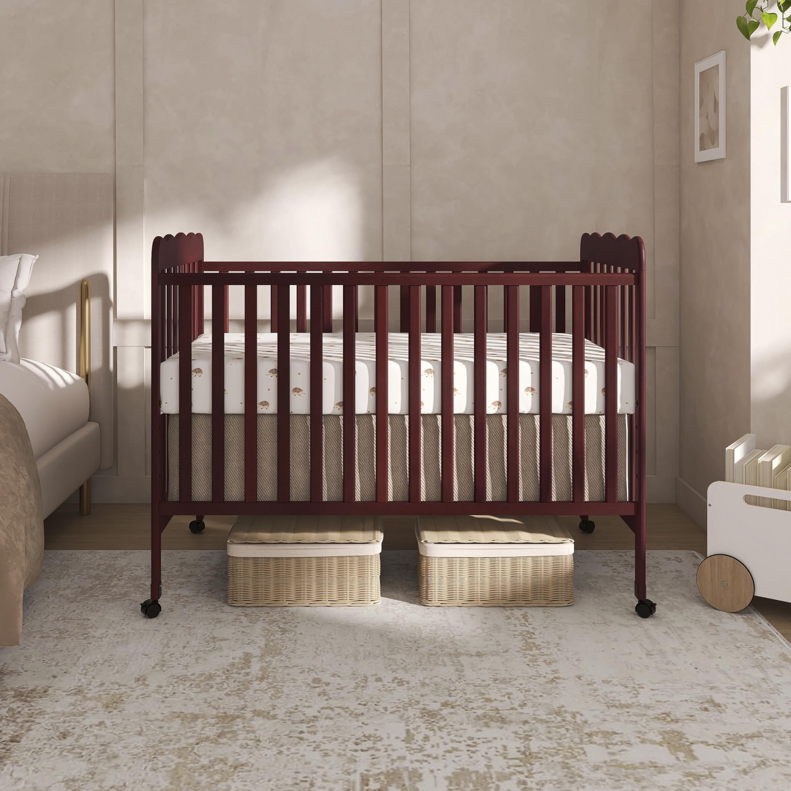 Carson Classic 3-In-1 Convertible Crib In Espresso, GreenGuard Gold & JPMA Certified