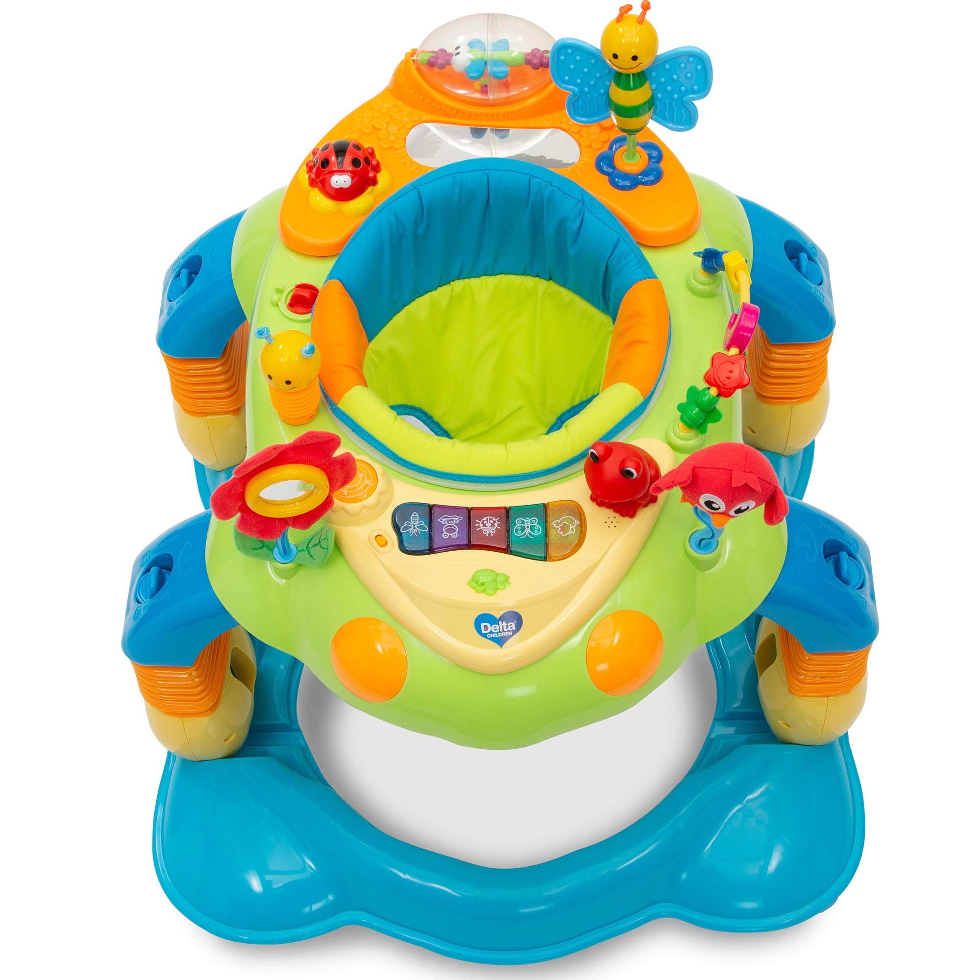 Lil Play Station 4-in-1 Activity WalkerBaby - Rocker, Activity Center, Bouncer, Walker