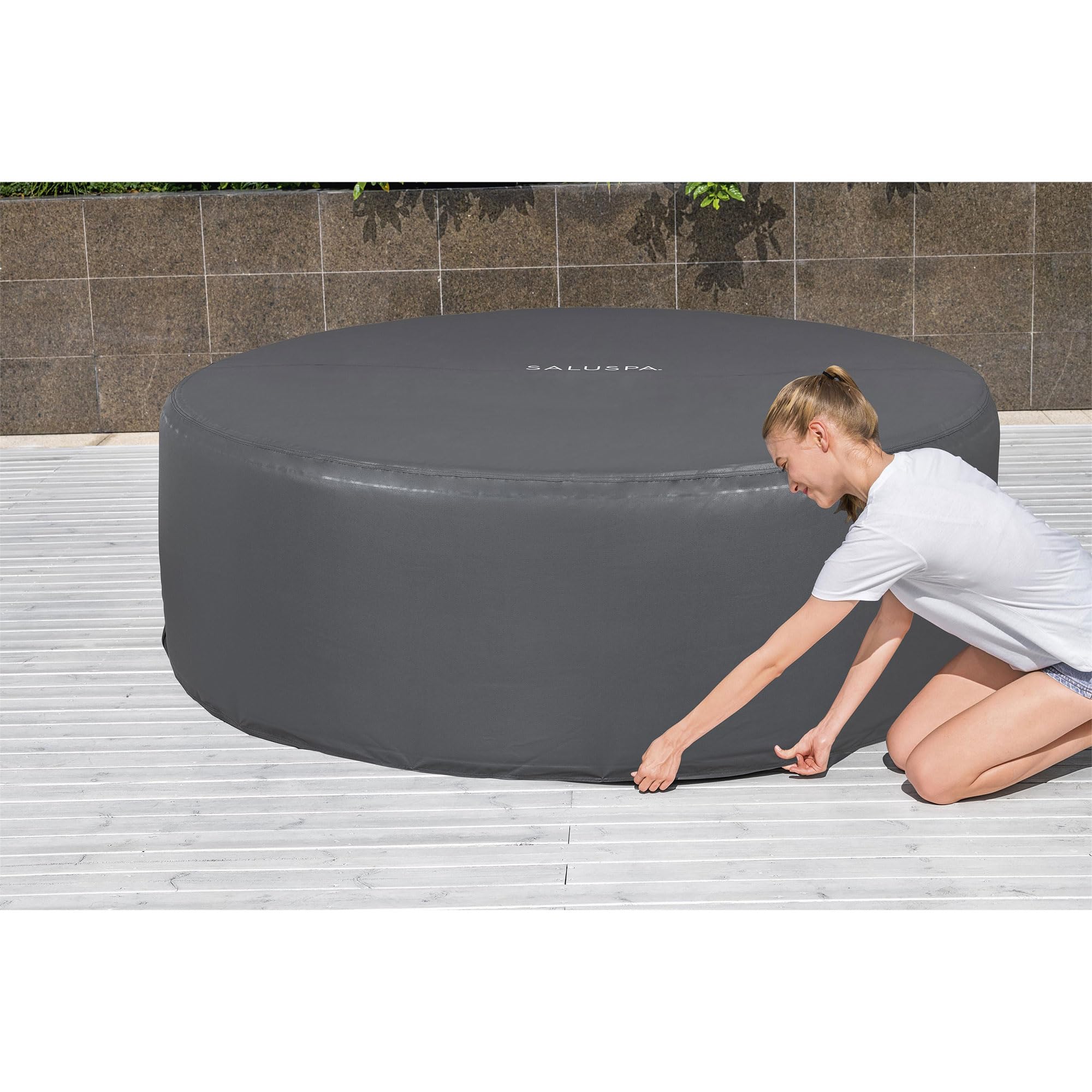 Palm Springs 4 to 6 Person EnergySense Smart AirJet Plus Inflatable Hot Tub