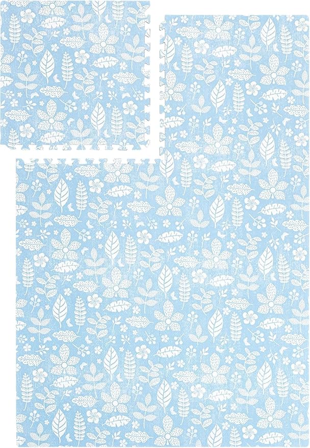 Premium Baby Foam Play Mats - Stylish & Large Non-Toxic Puzzle Floor Tiles - 6 Tiles