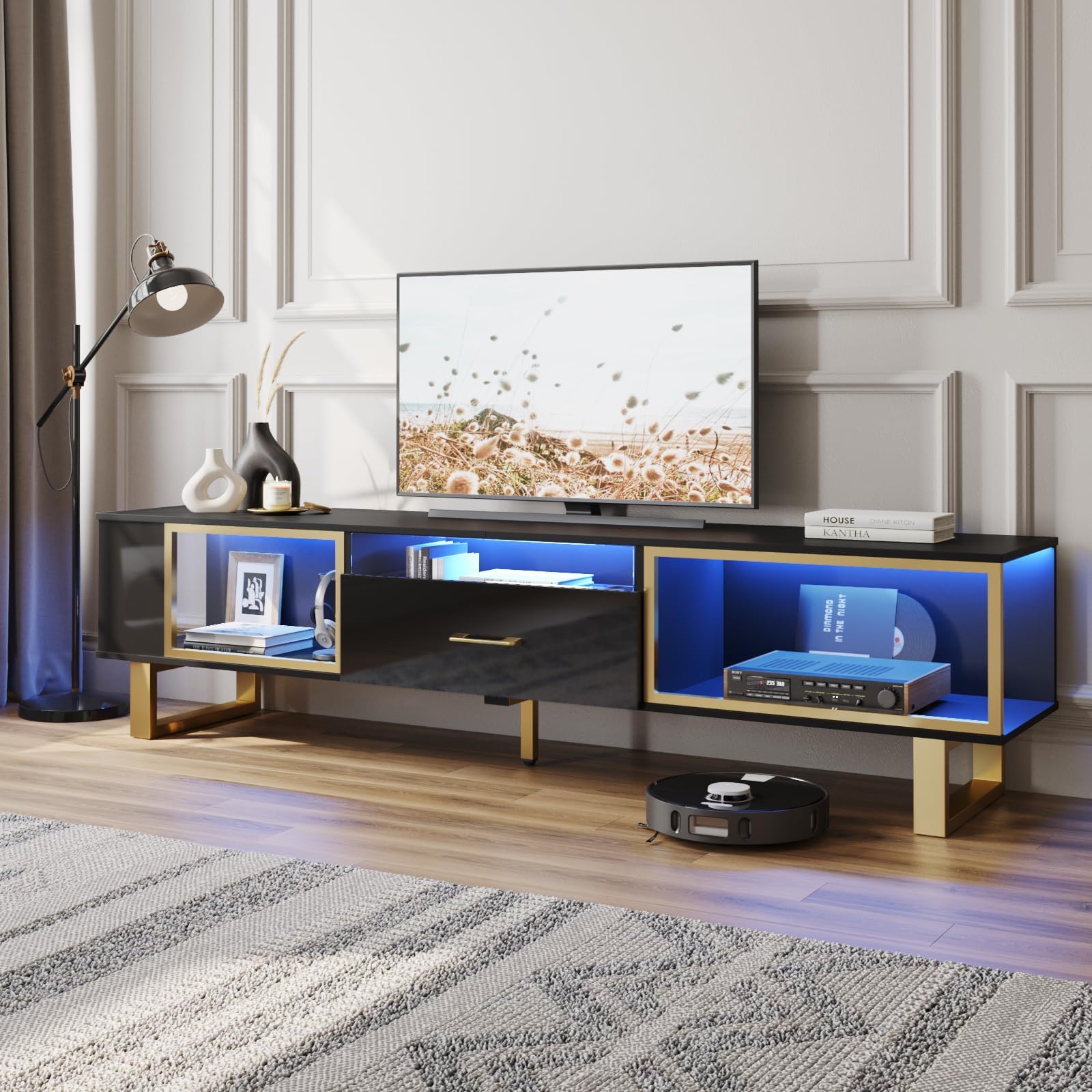70 Inch TV Stand for 75/77/80 Inch TV,living room