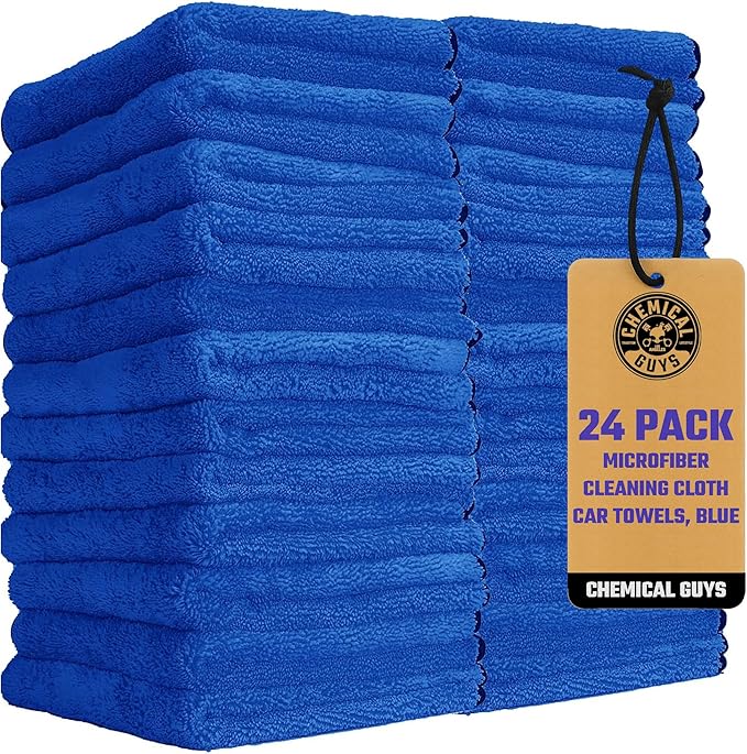 MIC_506_24 Professional Grade Premium Microfiber Towels, Gold (16 Inch x 16 Inch) (Pack