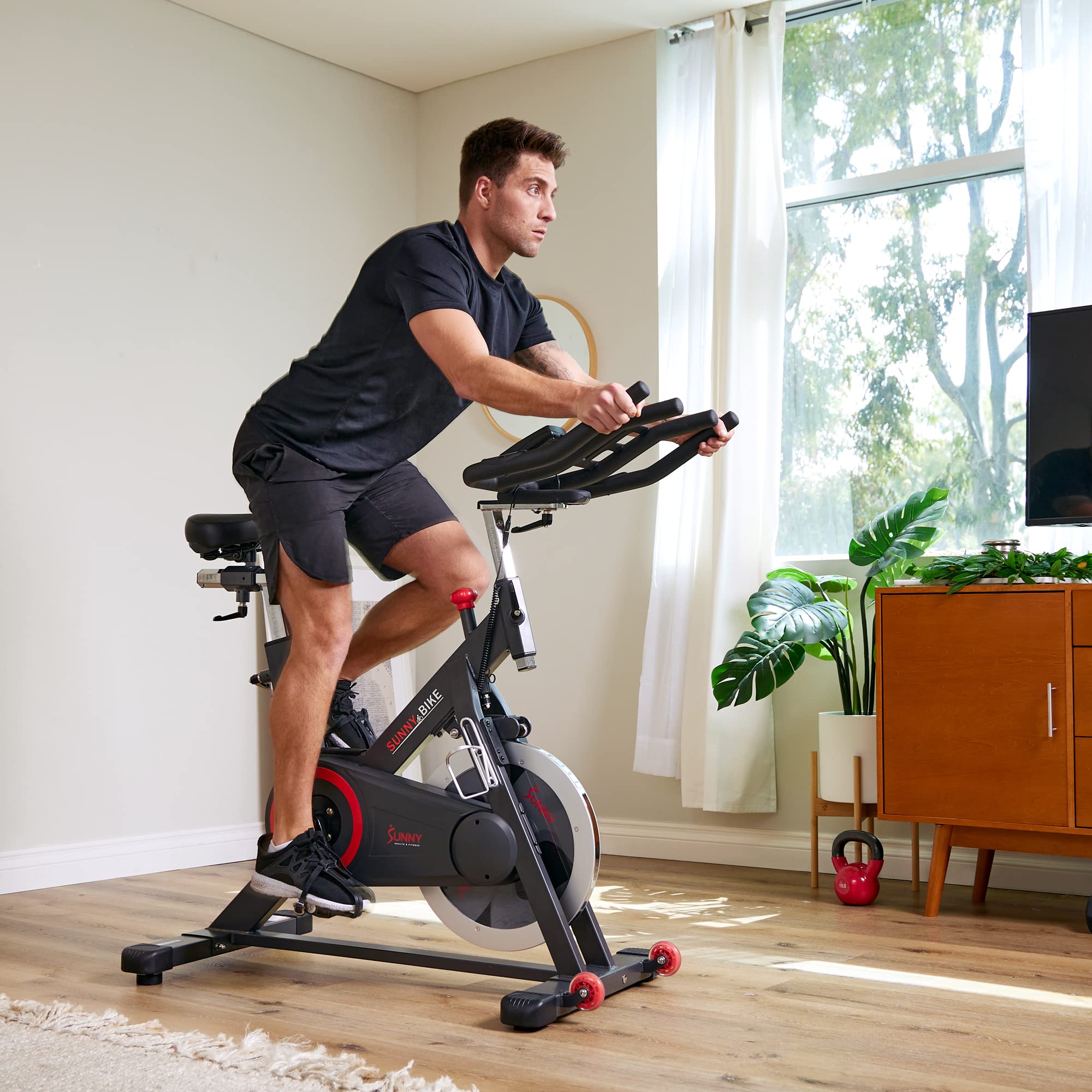 Premium Indoor Cycling Smart Stationary Bike with Exclusive SunnyFit