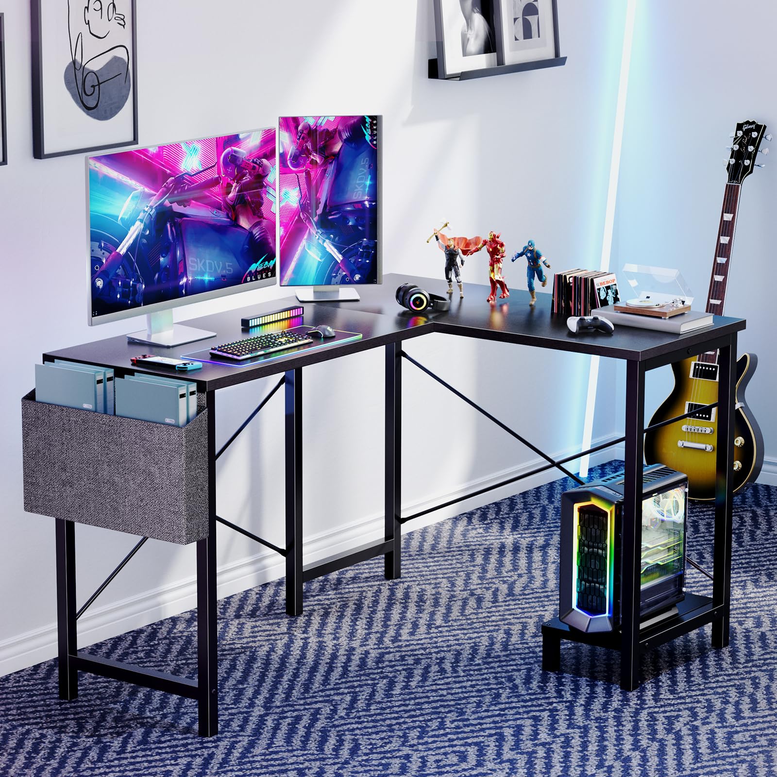 L Shaped Desk - Computer Desk Corner Desks Gaming Desk PC Table