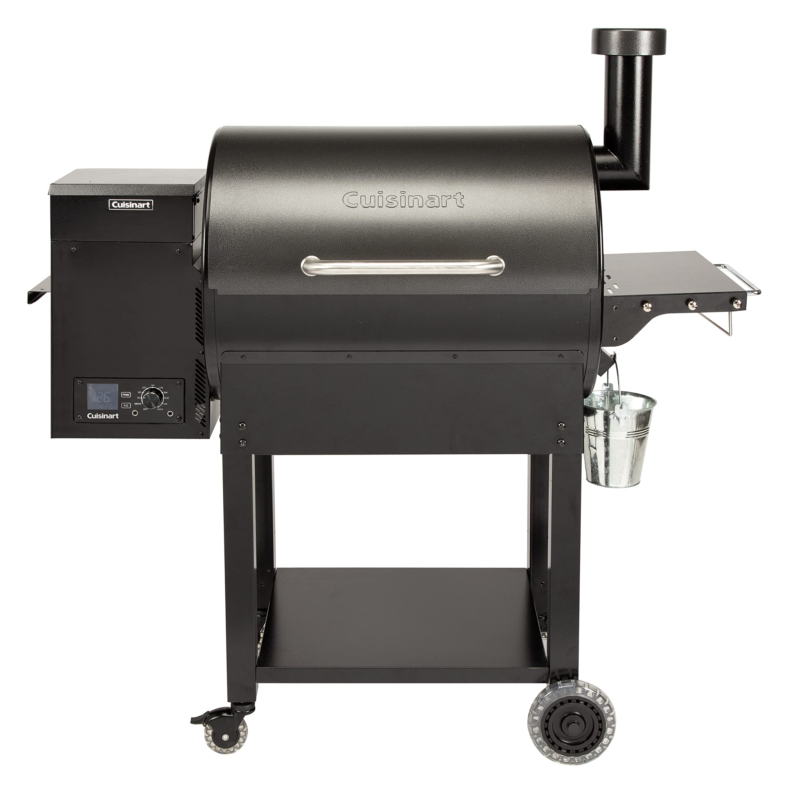 Grill and Smoker, 52"x24.5"x49.3", Deluxe Wood Pellet Grill