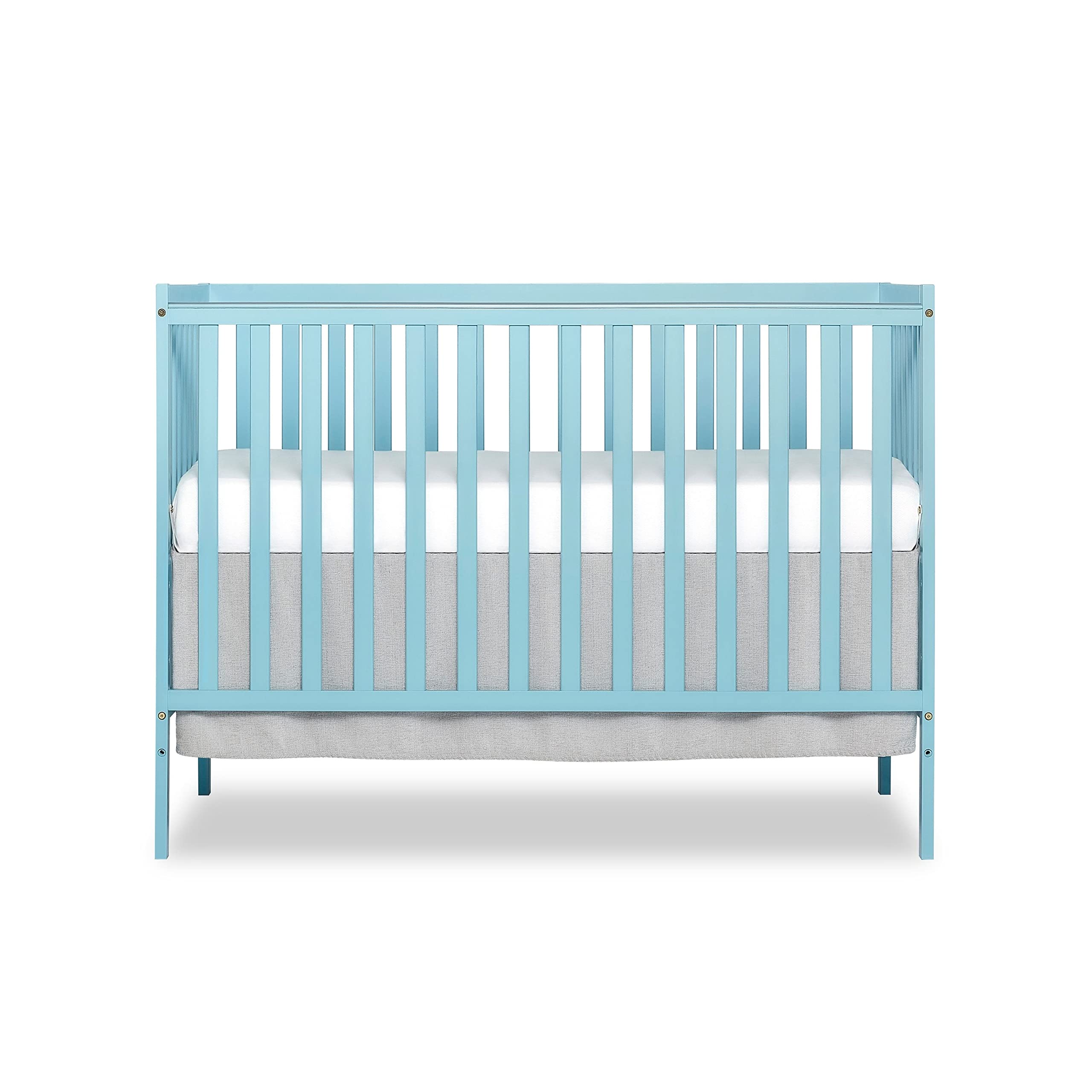 Synergy 5-In-1 Convertible Crib In Aqua Sky, Greenguard Gold Certified