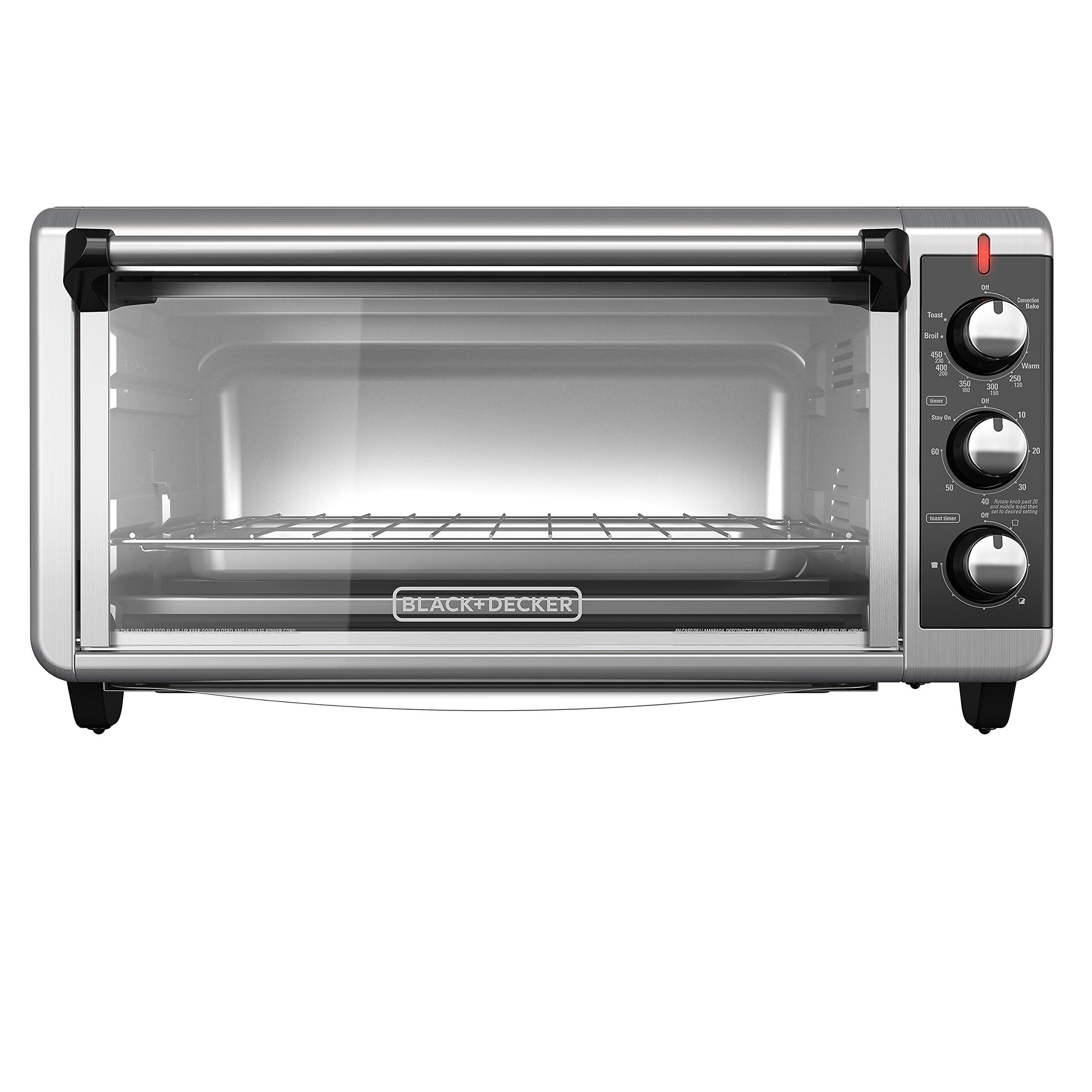 8-Slice Extra Wide Convection Toaster Oven, Fits 9"x13" Oven Pans and 12"