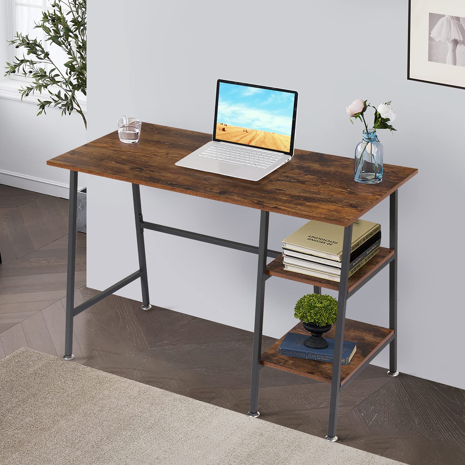 43 Inch Computer Home Office Desk Modern Student Writing