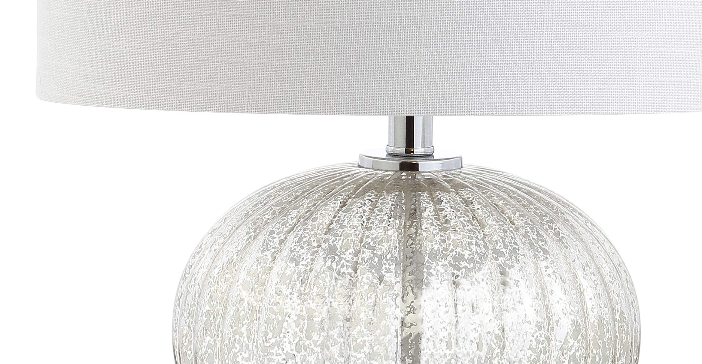 JYL4015A Judith 21" Mercury Glass LED Table Lamp Contemporary Transitional