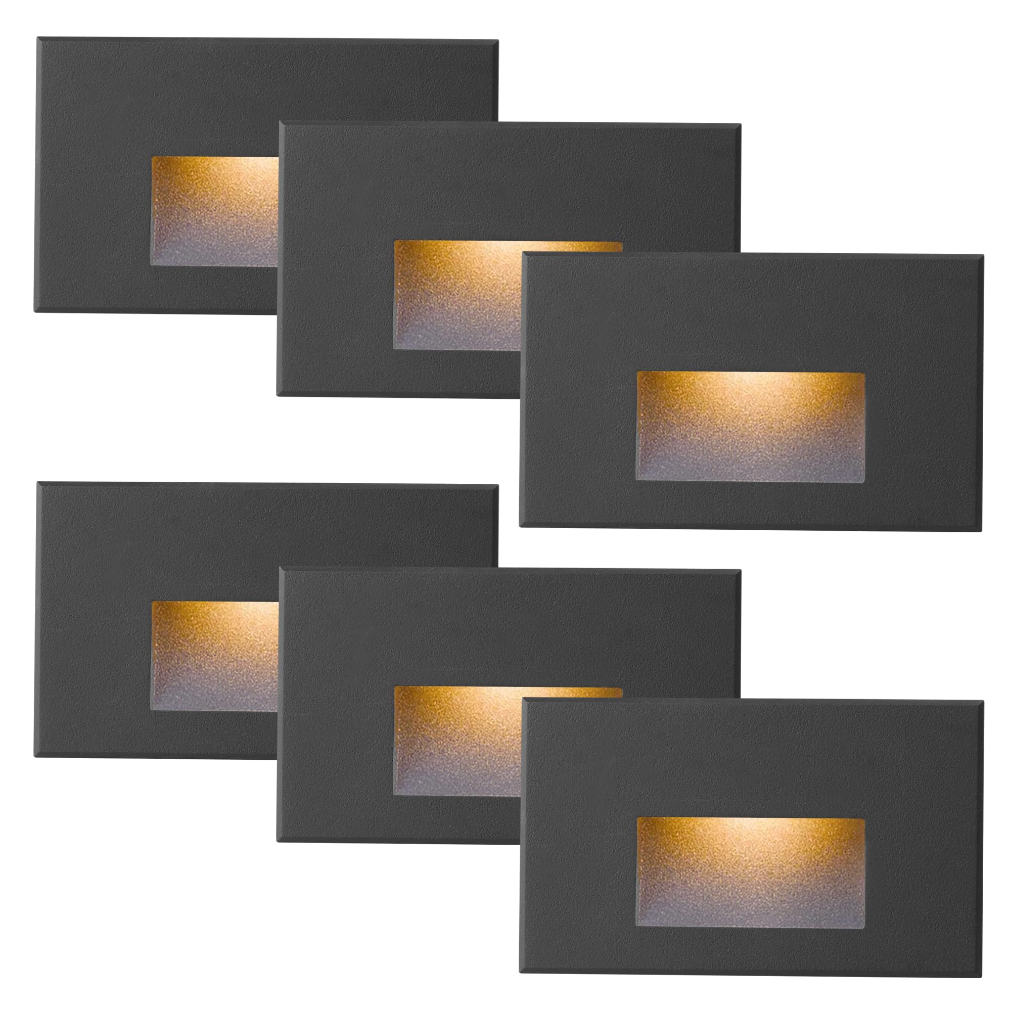 Outdoor Indoor LED Step Lights, 12V Low Voltage Light for Stairs 4W 3000K Warm