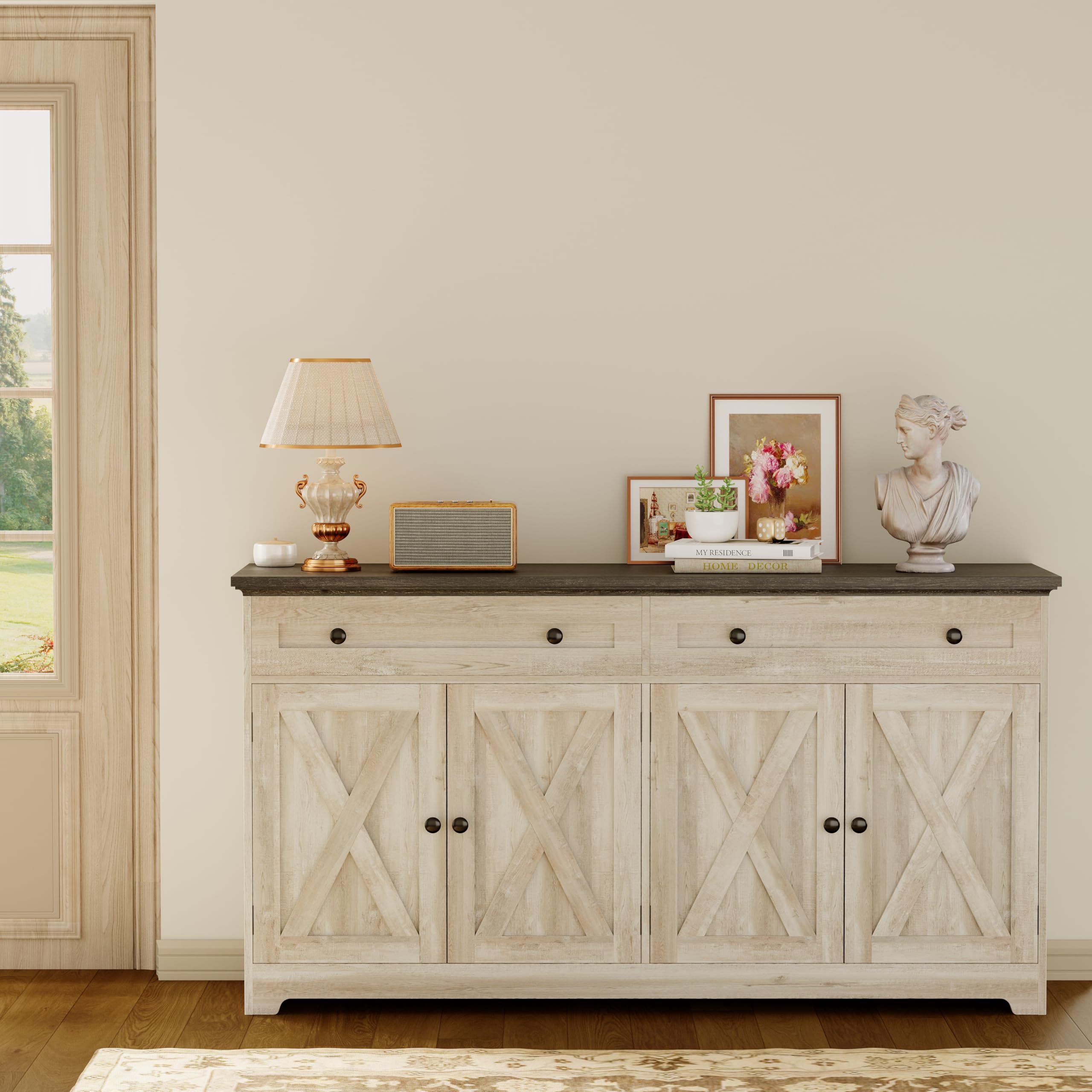 Buffet Cabinet with Storage, Sideboard Storage Cabinet
