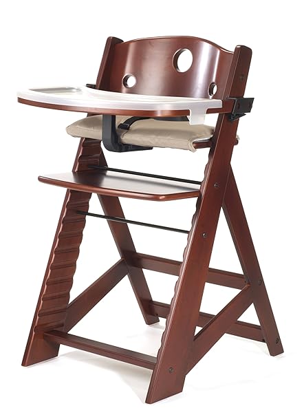 Height Right High Chair with Tray, Espresso