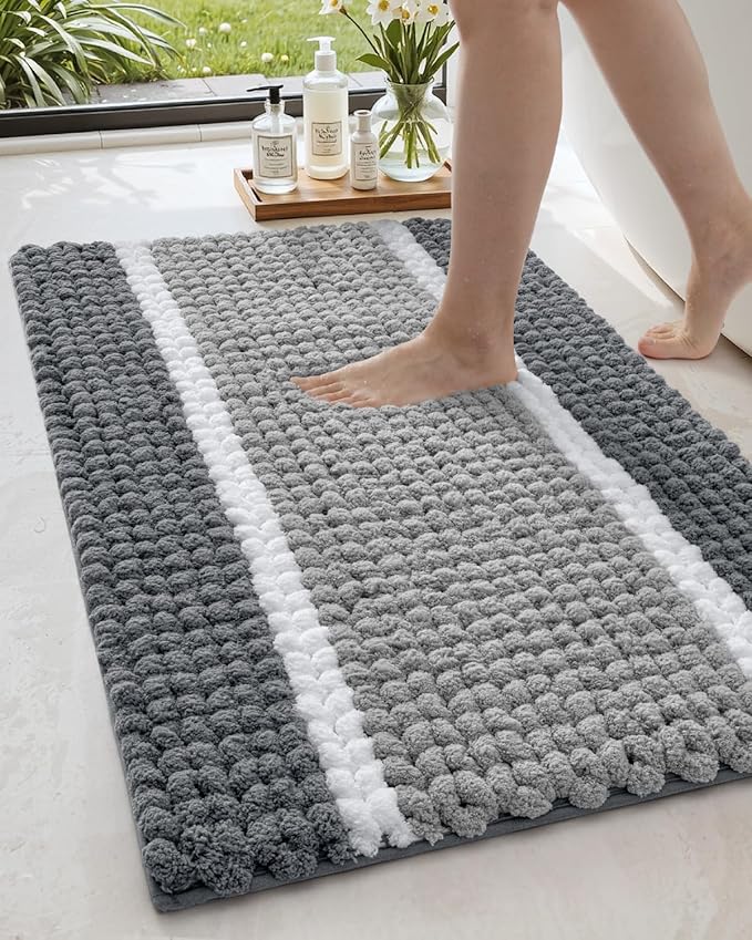Bathroom Rugs 24x36, Non Slip Washable Bath Mat