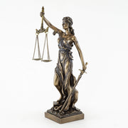 Bronze Finish Lady Justice 12.5 Inch Statue Sculpture