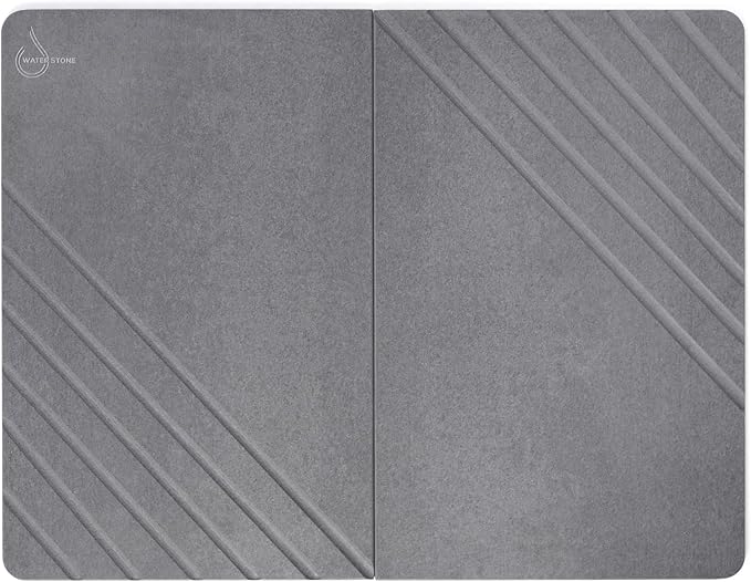 Quick-Drying Bath Mat, Large (30.7” x 23.6”), Gray - Eco-Friendly