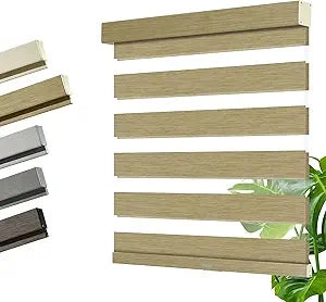 Cordless Zebra Blinds for Windows,Light Control,Blackout Interior Blinds