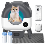 Self Cleaning Cat Litter Box/Revamped-S7, Extra Large 110L Automatic Litter Box