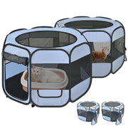 2-in-1 XLarge Cat Playpen, Detachable into 2 Separate Playpens with Additional 2 Doors