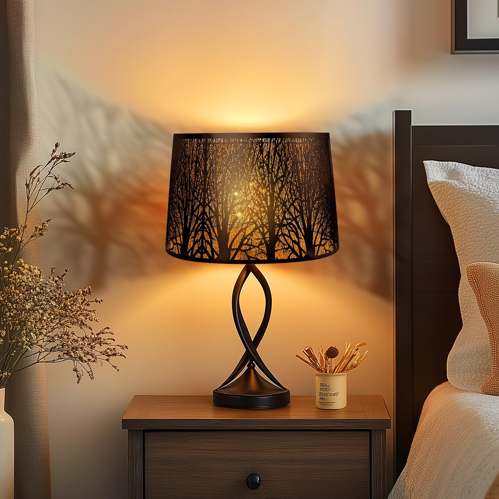 Large Lamp Shades, Alucset Drum Big Lampshades for Table Lamp and Floor Light,